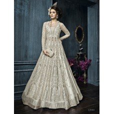 22004 WHITE ZOYA CELEBRITY HEAVY EMBROIDERED INDIAN BRIDAL WEDDING LEHENGA